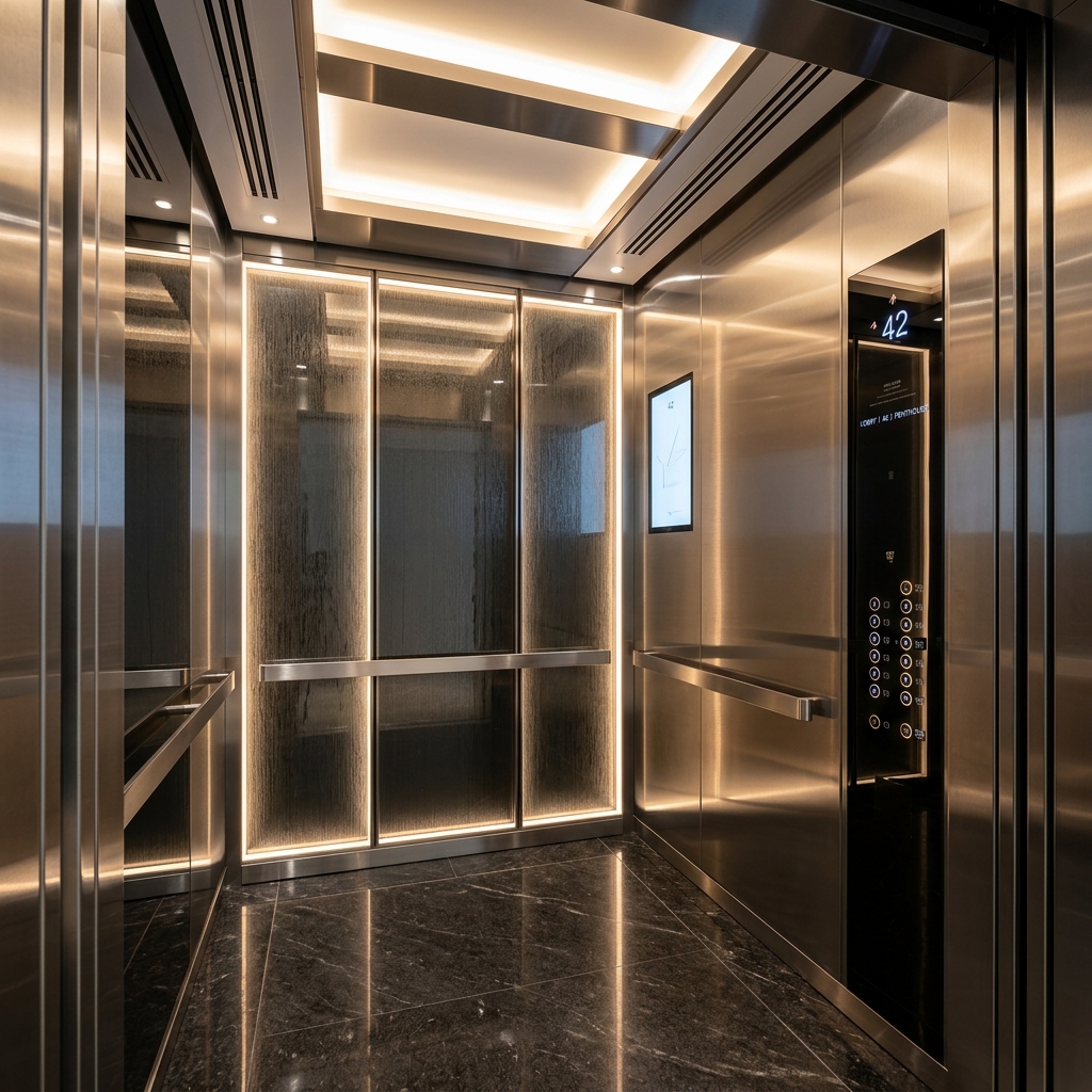 Modern Elevator Cabin